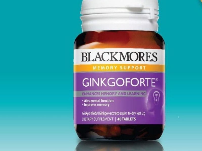 Viên uống Blackmores Ginkgoforte tăng cường trí nhớ, cải thiện não bộ