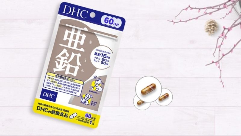 Viên Uống Bổ Sung Kẽm DHC Zinc 60 Viên của Nhật Bản