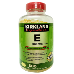 Viên uống Kirkland Vitamin E chăm sóc da và tóc