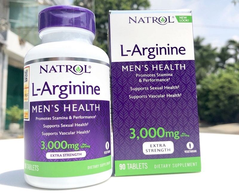 Viên uống L-Arginine được sản xuất trên dây chuyền khép kín, hiện đại
