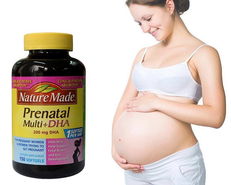 Sản phẩm Nature Made Prenatal Multi with DHA hỗ trợ phát triển và duy trì sự sống của các tế bào