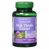 Viên uống giải độc gan Puritan’s Pride Milk Thistle Extract 1000mg 180 viên