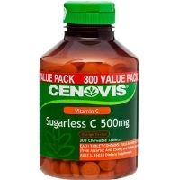Viên nhai không đường Cenovis vitamin C 500mg Sugarless