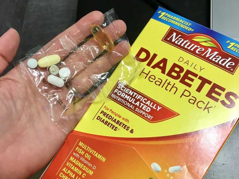 Những người đang điều trị bệnh tiểu đường có thể dùng viên uống Diabetes Health Pack