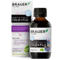 Brauer Cold and Flu hỗ trợ trị ho và cảm cúm 100ml