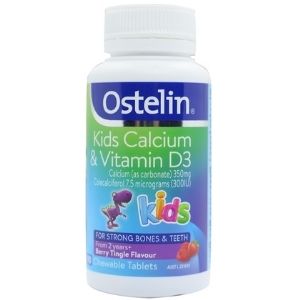 Ostelin Kids Calcium & Vitamin D3 Canxi khủng long cho bé 90 viên