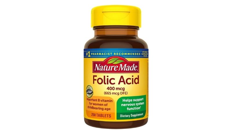 Viên uống bổ sung Folic Acid 400mcg