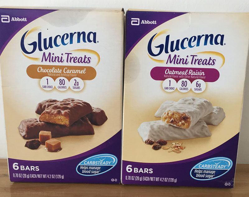 Bánh kiêng đường Glucerna Mini Treats Oatmeal Raisin rất được ưa chuộng trên thị trường