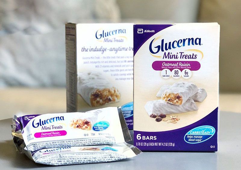 Bánh Glucerna Mini Treats dành riêng cho những người gặp tình trạng tiểu đường