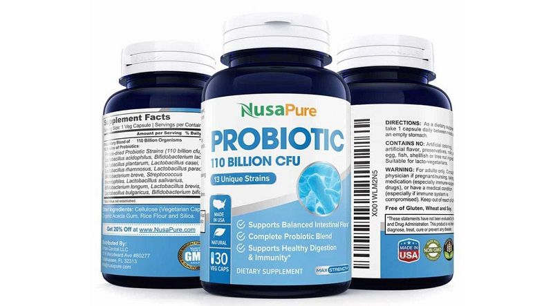 Men vi sinh NusaPure Probiotic 110 Billion là sản phẩm giúp tăng sức khỏe đường ruột