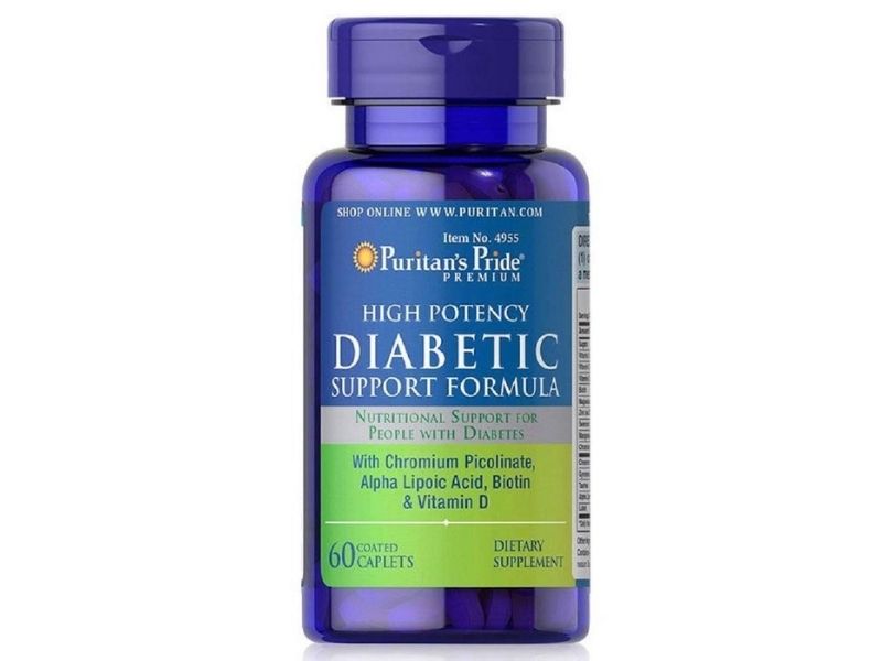 Puritan's Pride Diabetic Support Formula là sản phẩm rất được tin dùng trên thị trường