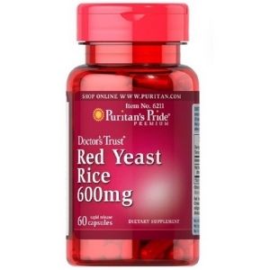 Viên uống Red Yeast Rice 600mg bổ sung dưỡng chất