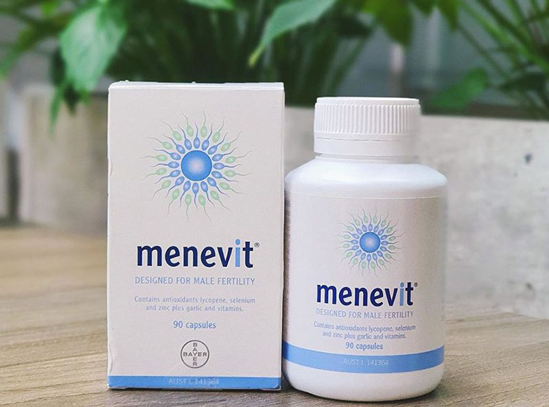 Viên uống Menevit giúp nâng cao chất lượng tinh trùng của nam giới