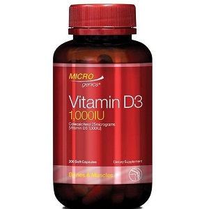 Viên uống Microgenics Vitamin D3 1000IU hộp 200 viên