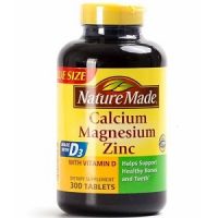 Viên uống Nature Made Calcium Magnesium Zinc With Vitamin D3 hộp 300 viên