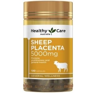 Healthy Care Sheep Placenta 5000mg – Nhau thai cừu Placenta 100 viên