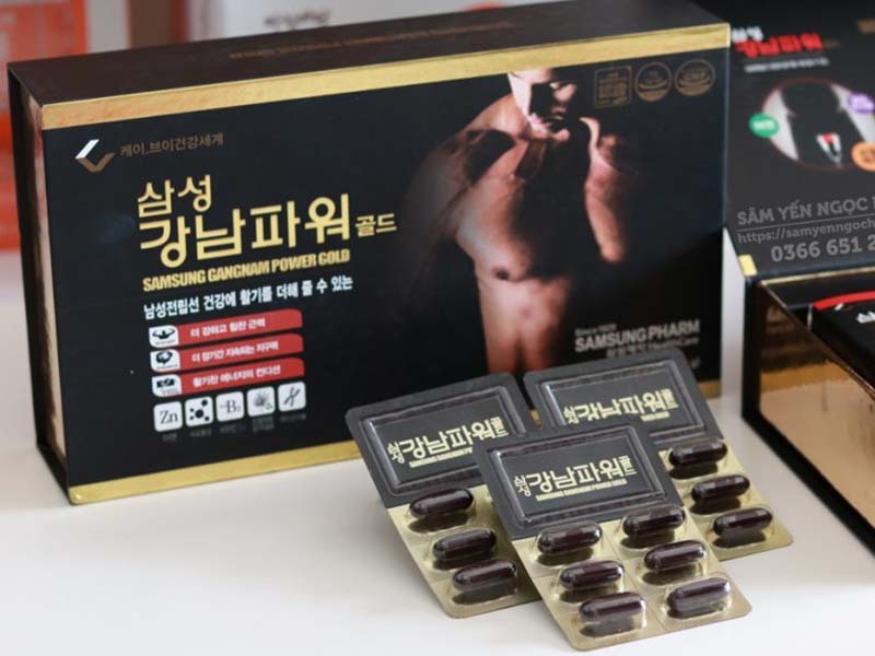 Samsung Gangnam Power Gold đứng đầu danh sách sản phẩm cường dương tốt nhất tại Hàn Quốc
