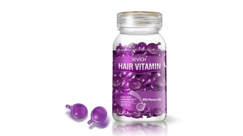 Viên serum dưỡng tóc Sevich Hair Vitamin Capsule màu Tím
