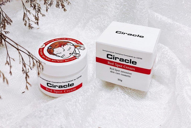 Kem giảm thâm mụn Hàn Quốc Ciracle Red Spot Cream mang lại hiệu quả giảm mụn, an toàn cho da