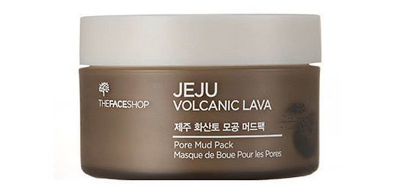 The Face Shop Jeju Volcanic Lava Pore Mud Pack của thương hiệu mỹ phẩm The Face Shop đình đám