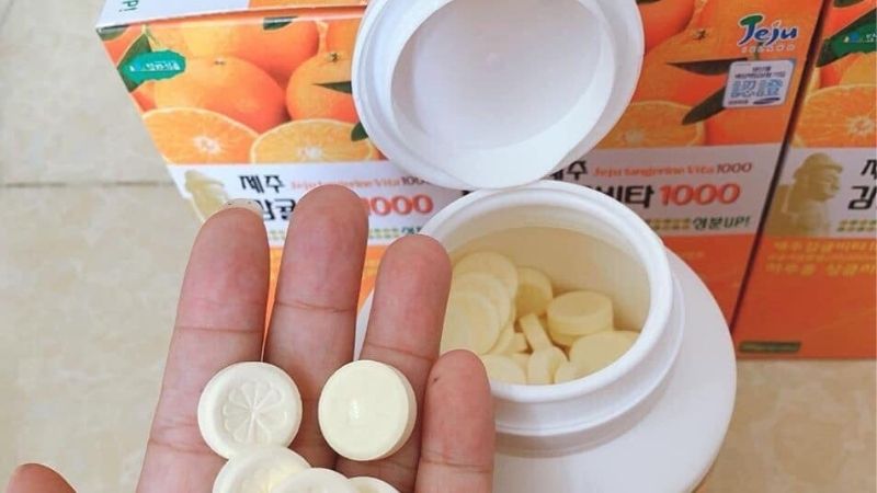 Viên ngậm vitamin C nguyên chất từ đảo Jeju