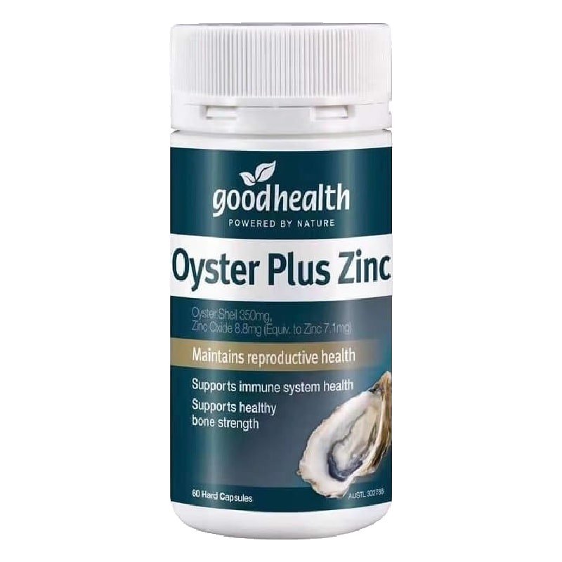 Tinh chất hàu Good Health Oyster Plus Zinc tăng sinh lý 60 viên – Tinh chất hàu Oyster Plus Zinc (60 viên)