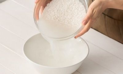  cách làm trắng da mặt từ nước vo gạo 