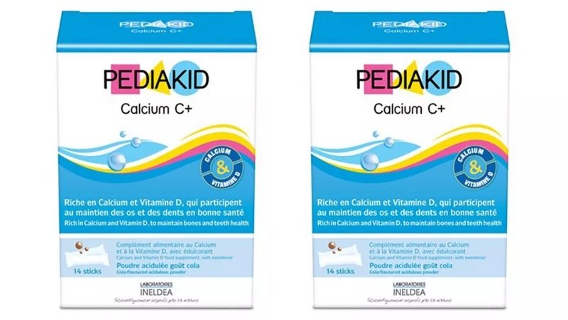 PediaKid Calcium hạn chế còi xương và cải thiện suy dinh dưỡng ở trẻ