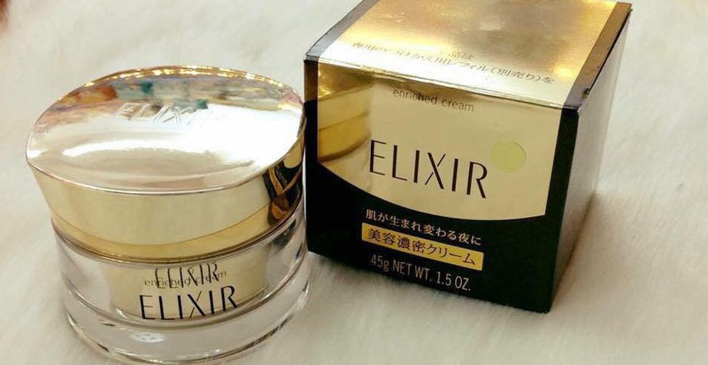 Shiseido ELIXIR Enriched Cream là kem dưỡng da ban đêm cao cấp