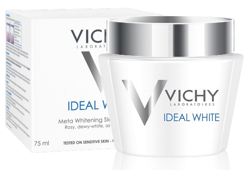 Vichy Ideal White Sleeping Mask là thành phầm của hãng sản xuất dược hóa mỹ phẩm số 1 của Pháp