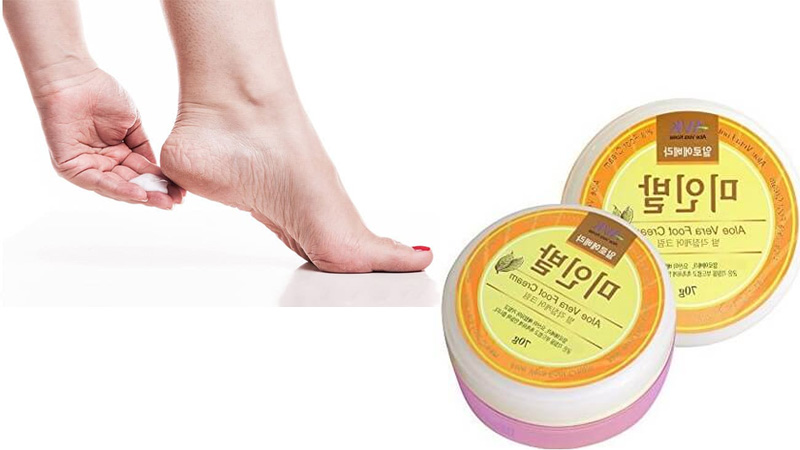 Aloe Vera Foot Cream chiết xuất lô hội của thương hiệu AVK Hàn Quốc