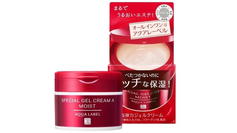 Shiseido Aqualabel Special Gel Cream bổ sung nhiều dưỡng chất thiết yếu để chăm sóc da