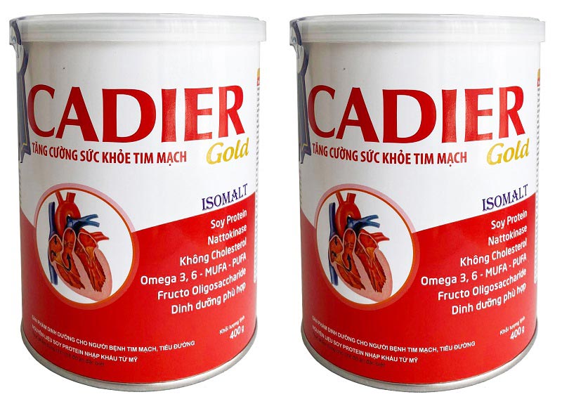 Cadier Gold - Sữa bột hỗ trợ cải thiện biến chứng tiểu đường, hỗ trợ tim mạch, phòng tái đột quỵ