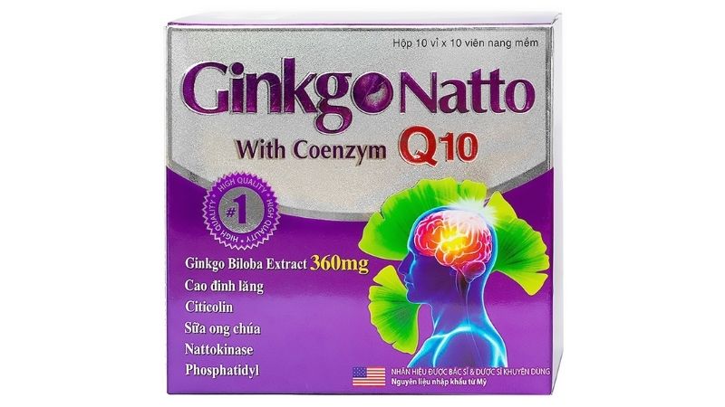 Ginkgo Natto with Coenzyme Q10 được review tốt khi bàn về sản phẩm chống đột quỵ của Mỹ
