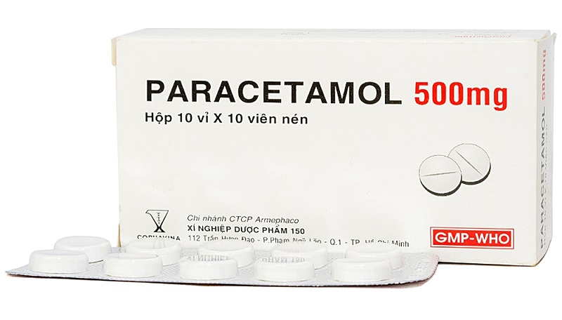 Paracetamol là loại thuốc giảm đau thường được kê cho bệnh nhân thoát vị đĩa đệm nhẹ