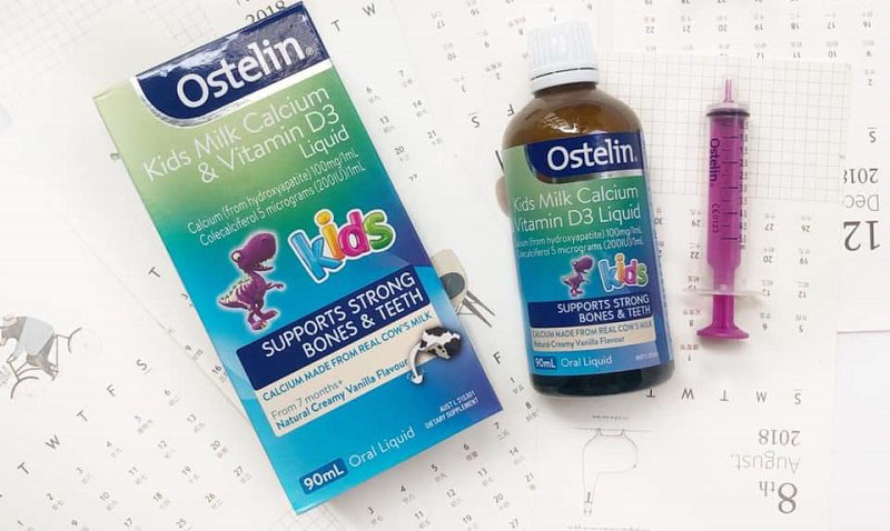 Viên uống tăng chiều cao của Úc dòng Ostelin Kids - Calcium & Vitamin D3