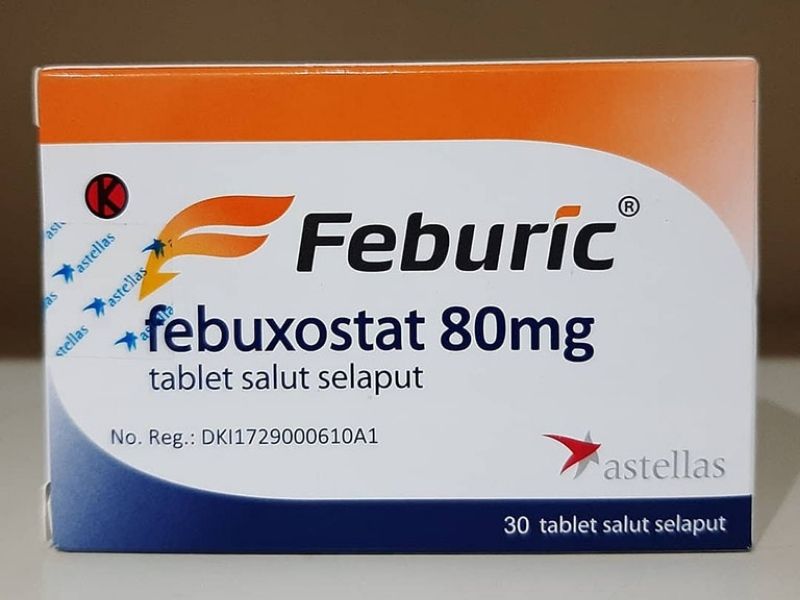 Thuốc trị gout của Pháp Feburic ức chế tổng hợp axit uric