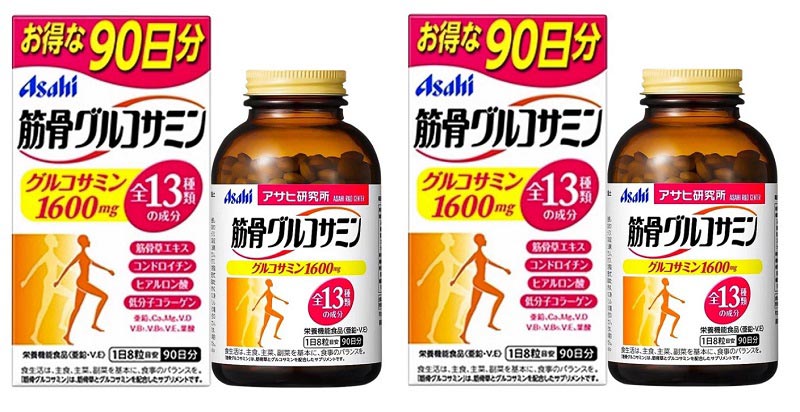 Glucosamine Chondroitin Asahi của Nhật được đánh giá cao trong hỗ trị chữa khô khớp