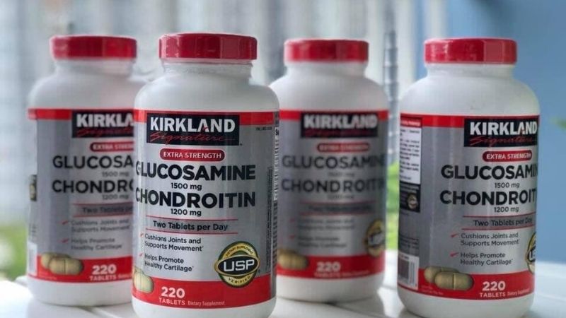 Glucosamine & Chondroitin sulfate Kirkland đẩy lùi cơn đau nhức nhanh chóng