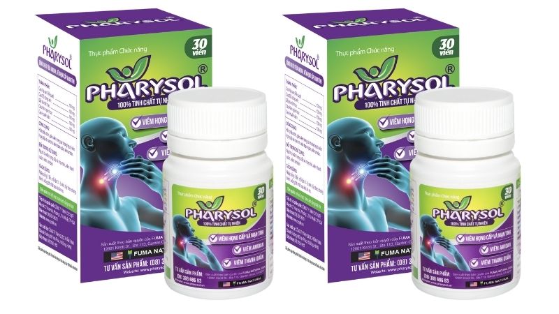 Thực phẩm chức năng Pharysol giảm viêm họng hiệu quả