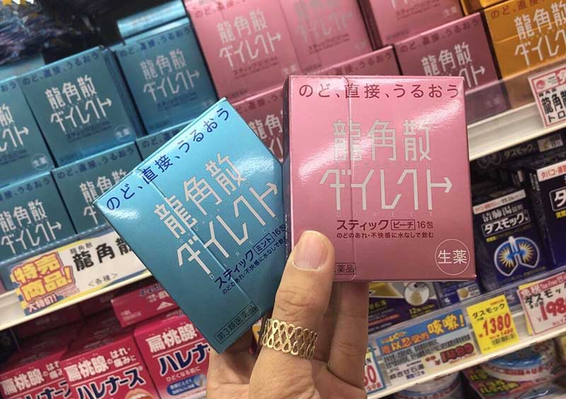 Ryukakusan là sản phẩm hỗ trợ điều trị đau họng nổi tiếng đến từ đất nước Nhật Bản