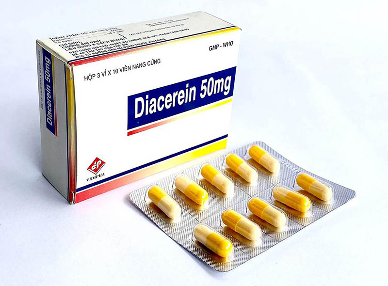 Diacerin thường được sử dụng trong điều trị viêm khớp dạng thấp