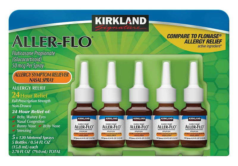 Xịt hỗ trợ trị viêm xoang Aller-flo của hãng Kirkland (Mỹ)