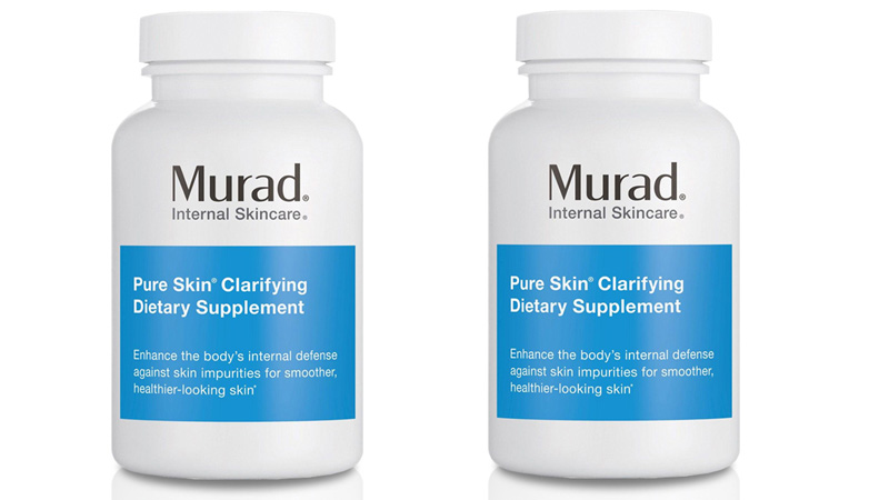 Uống Murad Pure Skin Clarifying Dietary Supplement cải thiện mụn bọc
