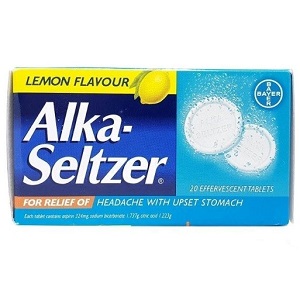 Viên sủi Alka Seltzer hỗ trợ giảm acid dạ dày