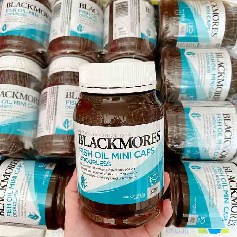 Viên uống dầu cá Blackmores Odourless Fish Oil Mini Caps có nguồn gốc từ đất nước Úc