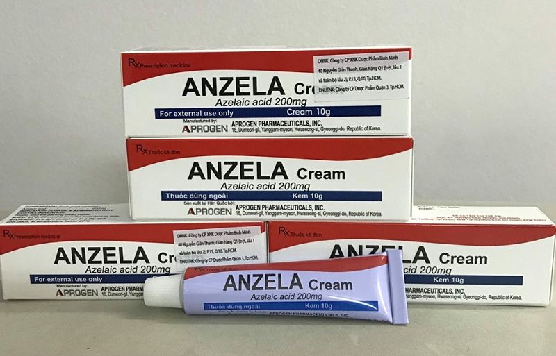 Thuốc trị mụn Anzela