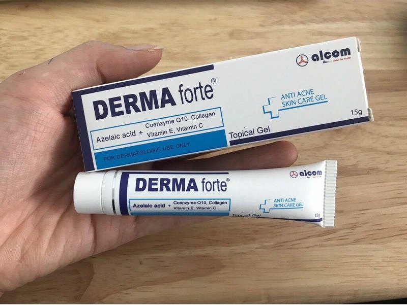Kem trị mụn Derma Forte dùng để bôi ngoài da