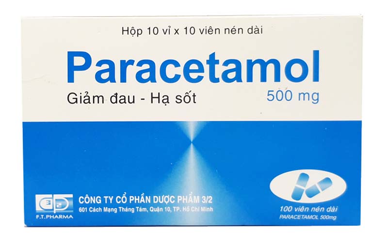 Paracetamol là thuốc giảm đau răng cho trẻ em rất phổ biến