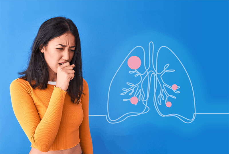 Bệnh lý viêm đường hô hấp có thể dẫn đến triệu chứng tức ngực buồn nôn
